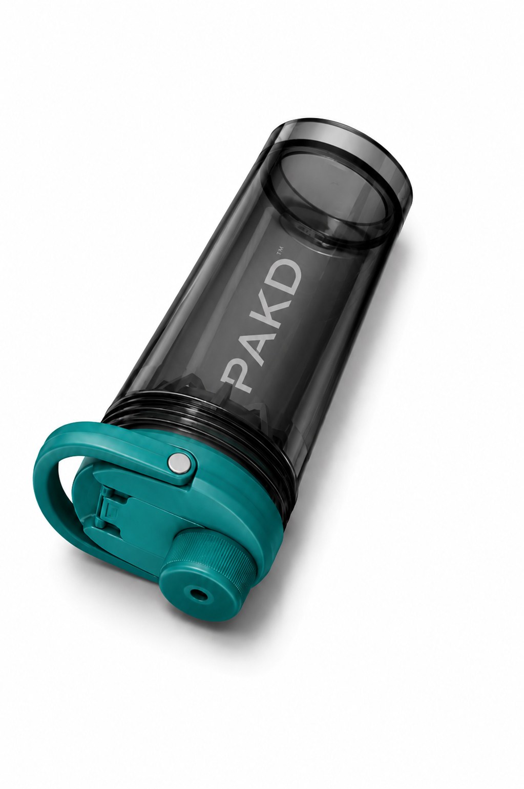 PAKD Fuel Shkr in Teal, side view