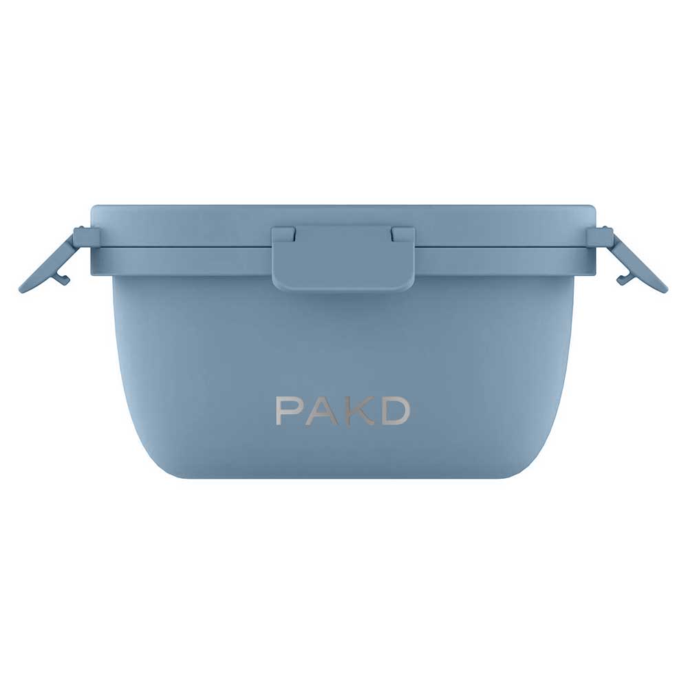 Slate Blue Small Plastic Storage Bin